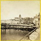 Jetty and Bankside [Stereoview  1860s]